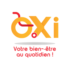 Logo OXI avec pour slogan : Votre bien-être au quotidien
